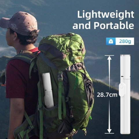 Kijek Selfie Stick Statyw Bluetooth Tech-Protect L09S - Biały