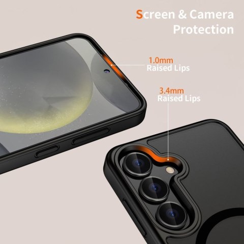 Etui Tech-Protect MagMat MagSafe do Motorola Moto G86 5G / G86 Power 5G - Matowe Czarne