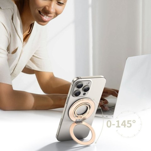Tech-Protect MMR600 Magnetic MagSafe phone ring Satynowy złoty