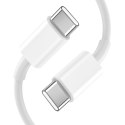 Tech-Protect NCA20 2-portowa ładowarka sieciowa PD 20W / QC3.0 + kabel Type-C biały