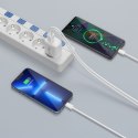 Tech-Protect NCA20 2-portowa ładowarka sieciowa PD 20W / QC3.0 + kabel Type-C biały