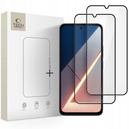 Szkło Hartowane Tech-Protect Glass Fit+ 2-Pack do Xiaomi Poco M7 - Czarne