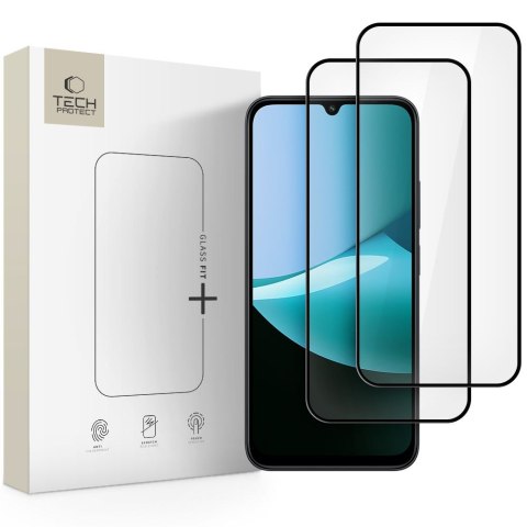 Szkło Hartowane Tech-Protect Glass Fit+ 2-Pack do Xiaomi Redmi 15C 4G / Poco C85 4G - Czarne