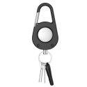 Tech-Protect Slidelock Carabiner Keychain brelok z karabi?czykiem do Apple AirTag 1 / 2 czarny