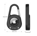 Tech-Protect Slidelock Carabiner Keychain brelok z karabi?czykiem do Apple AirTag 1 / 2 czarny