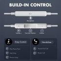Tech-Protect UltraBoost Słuchawki Douszne Mini Jack Core G2 Białe