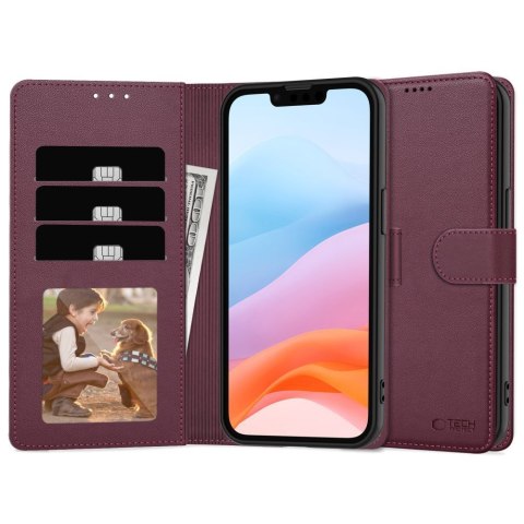 Tech-Protect portfelowe Wallet Galaxy A26 5G / A17 4G / 5G Ciemnofioletowy