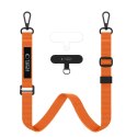 Smycz do Telefonu Tech-Protect C6S Rope Crossbody - Kosmiczny Pomaracz