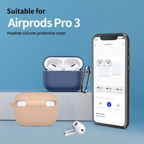 Tech-Protect Silicone Hook etui do Apple AirPods Pro 3 granatowy