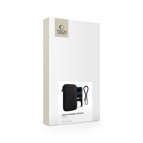 Tech-Protect SM70 uniwersalne etui na telefon 6.0-7.2 cala czarny