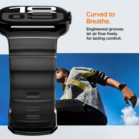Spigen WBS2 Band Apple Watch 8 / 9 / 10 / 11 / SE / Ultra (44 / 45 / 46 / 49 mm) czarny