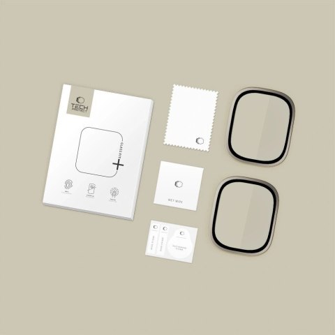 Szkło Hartowane Tech-Protect Glass Ring 2-Pack do Apple Watch Ultra 1 / 2 / 3 / 4 (49 mm) - Tytanowe