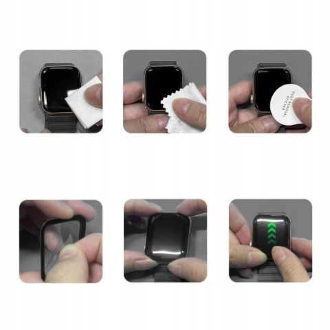 Szkło Hybrydowe Tech-Protect Glass Flex+ 2-Pack do Garmin Venu 4 (41 mm) - Czarne