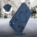 Etui Tech-Protect BasicMag MagSafe do iPhone 17 Pro Max - Matowy Ciemnoniebieski
