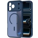 Etui Tech-Protect BasicMag MagSafe do iPhone 17 Pro - Matowy Ciemnoniebieski