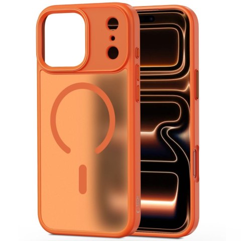 Tech-Protect MagMat MagSafe iPhone 17 Pro Max matowy kosmiczny pomarańcz