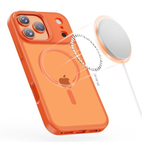 Tech-Protect MagMat MagSafe iPhone 17 Pro Max matowy kosmiczny pomarańcz