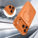 Tech-Protect MagPeak MagSafe CC iPhone 17 Pro Max kosmiczny pomarańcz / przezroczysty
