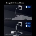 Spigen Essential EE472EU 2-Port Network Charger 47W - Czarny
