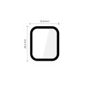 Szkło Hybrydowe Tech-Protect Glass Flex+ 2-Pack do Apple Watch 4 / 5 / 6 / SE 1 / 2 / 3 (40 mm) - Czarne