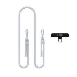 Smycz do Telefonu Tech-Protect C5SE Rope Crossbody Strap - Stalowoszara