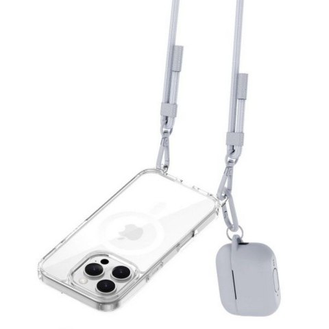 Smycz do Telefonu Tech-Protect C5SE Rope Crossbody Strap - Stalowoszara