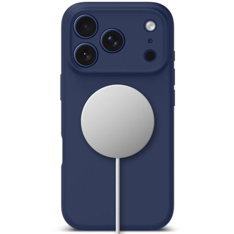 Tech-Protect Silicone MagSafe etui do iPhone 17 Pro Max głęboki niebieski