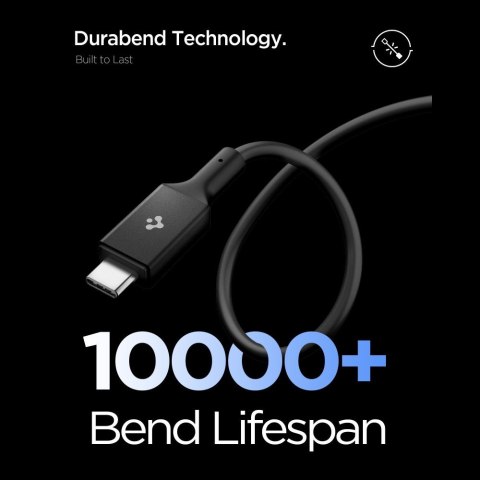 Spigen EB24012CC Essential Type-C Cable 240W 120cm - Czarny
