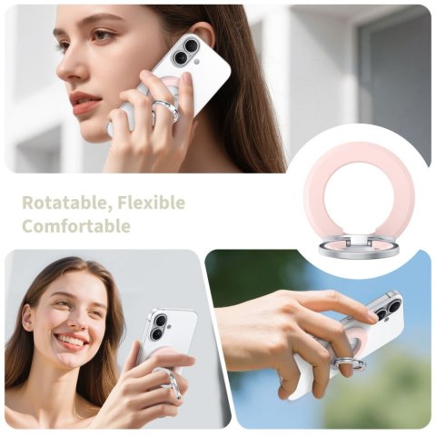 Tech-Protect MMR500 Magnetic MagSafe phone ring Jasnoróżowy