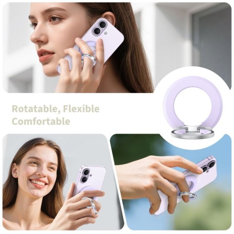 Tech-Protect MMR500 Magnetic MagSafe phone ring Malinowy