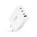 Tech-Protect NC120W-GaN 4-portowa ładowarka sieciowa PD 120W / QC3.0 biały