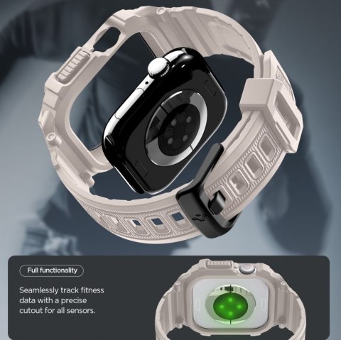 Spigen Rugged Armor 'Pro' V2 Apple Watch 10 / 11 (46 mm) - Beżowy