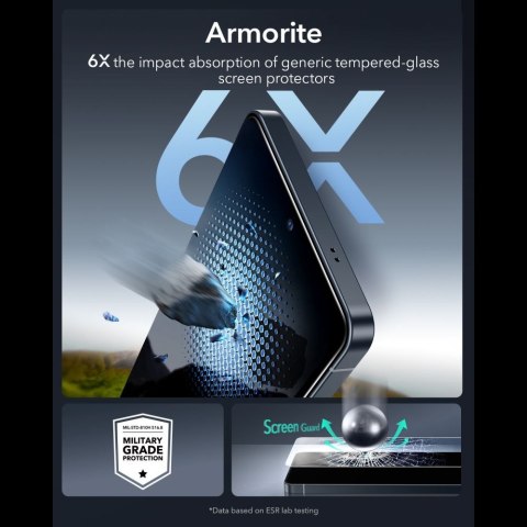 Szkło hartowane ESR UltraFit Armorite Tempered Glass 2-pack Galaxy S26 Ultra przezroczysty (Clear)
