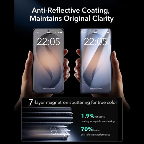 Szkło hartowane ESR UltraFit Armorite Tempered Glass 2-pack Galaxy S26 Ultra przezroczysty (Clear)