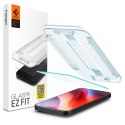 Szkło hartowane Spigen Glas.tR 'EZ Fit' iPhone 15 / 16 - przezroczyste