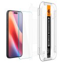Szkło hartowane Spigen Glas.tR 'EZ Fit' iPhone 15 / 16 - przezroczyste