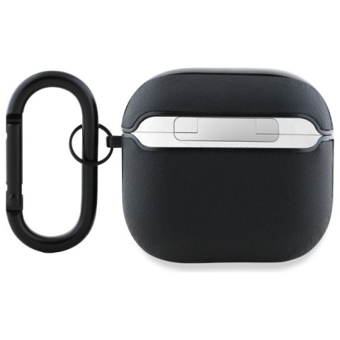 AMG AMA4SLWK Air Pods 4 / 5 cover czarny/black Leather White Logo