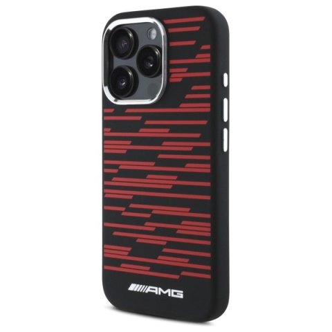 AMG AMHMP16L24SSRRK i Phone 16 Pro 6.3" czarny/black hardcase Silicone Graphics Mag Safe