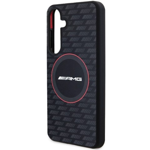 AMG AMHMS24S23SMRK S24 S921 czarny/black hardcase Silicone Carbon Pattern Mag Safe