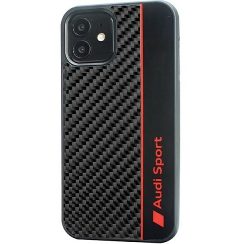 Audi Carbon Fiber Stripe i Phone 11 / Xr6.1" czarny/black hardcase AUS-TPUPCIP11-R8/D1-BK