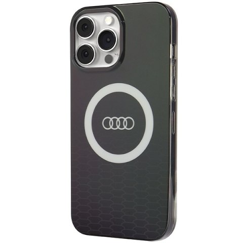 Audi IML Big Logo Mag Safe Case i Phone 13 Pro Max 6.7" czarny/black hardcase AU-IMLMIP13PM-Q5/D2-BK