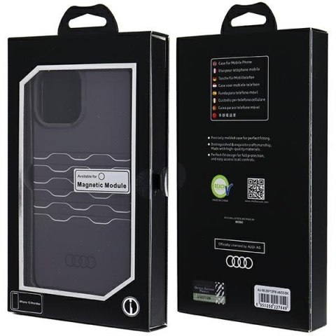 Audi IML Mag Safe Case i Phone 13 Pro Max 6.7" czarny/black hardcase AU-IMLMIP13PM-A6/D3-BK