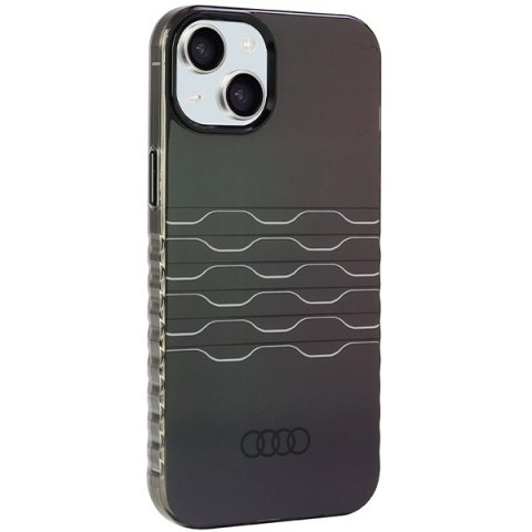 Audi IML Mag Safe Case i Phone 15 Plus / 14 Plus 6.7" czarny/black hardcase AU-IMLMIP15M-A6/D3-BK