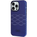 Audi IML Mag Safe Case i Phone 15 Pro Max 6.7" niebieski/navy blue hardcase AU-IMLMIP15PM-A6/D3-BE