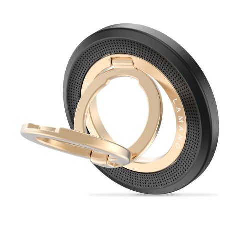 Tech-Protect MMR700 Lamano Magnetic MagSafe phone ring Czarno-złoty