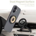 Tech-Protect MMR700 Lamano Magnetic MagSafe phone ring Czarno-złoty