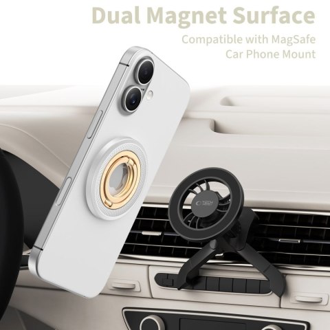 Tech-Protect MMR700 Lamano Magnetic MagSafe phone ring Tytanowo-złoty