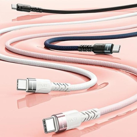 AWEI kabel CL-166T USB-C na USB-Cmagnetyczny czarny/black