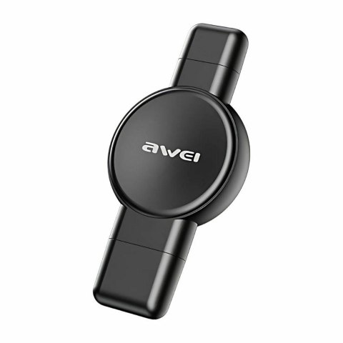 AWEI ładowarka do zegarka Apple/Samsung Watch W26 czarny/black