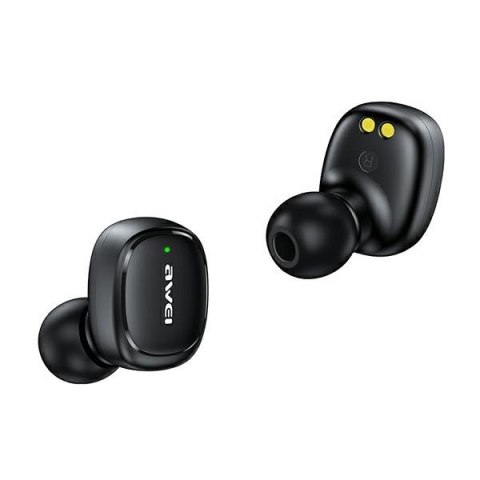 AWEI słuchawki Bluetooth 5.1 T13 Pro TWS+ stacja dokująca czarny/black